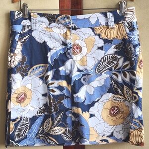 GGblue Floral Golf Skort Size 10